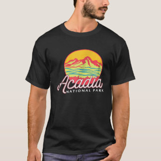 T-shirt Parc national Acadia Camping extérieur Randonnée T