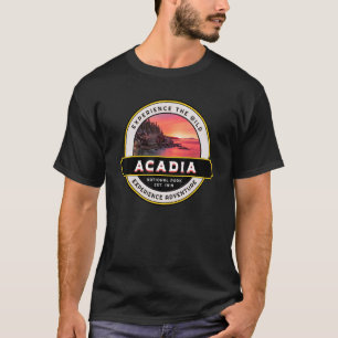 T-shirt Parc national Acadia Côte du Maine