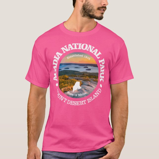 T-shirt Parc National Acadia (Np) (Devant)