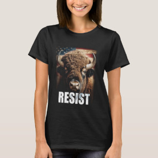 T-shirt Parc national américain Résister Service Bison Buf
