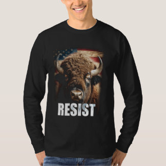 T-shirt Parc national américain Résister Service Bison Buf