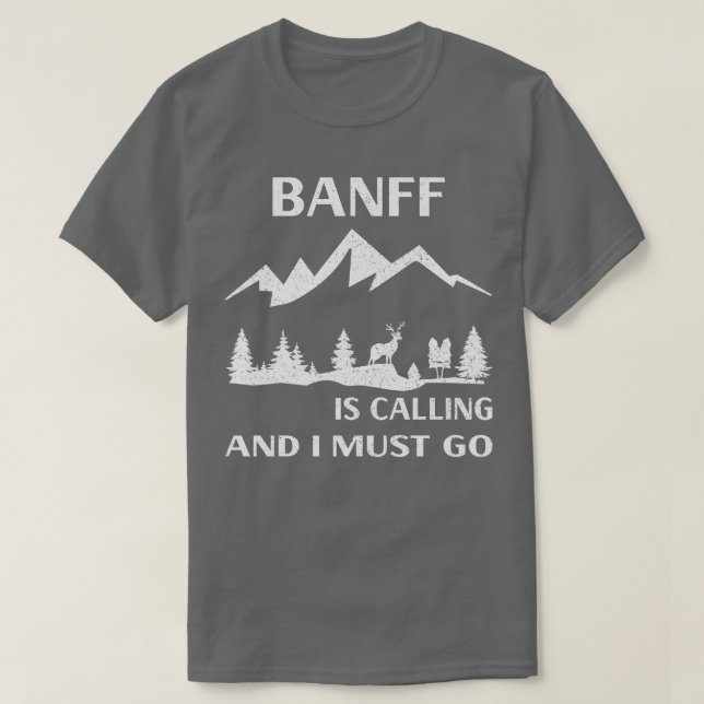 T-shirt Parc national Banff 1 (Design devant)