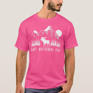 T-shirt Parc national Banff Alberta Canada Moose Mo