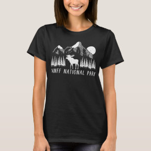 T-shirt Parc national Banff Alberta Canada Moose Mo