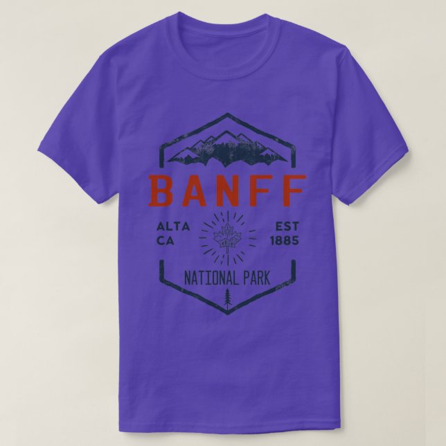 T-shirt Parc national Banff Canada (Design devant)