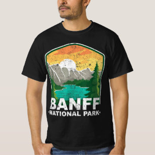 T-shirt Parc national Banff Lac Louise Canada Vintage