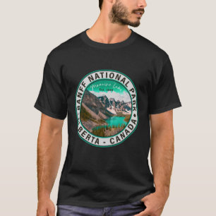 T-shirt Parc national Banff Moraine Lac Alberta Canada