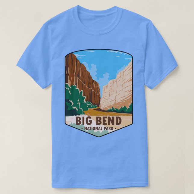 T-shirt Parc national Big Bend 51 (Design devant)
