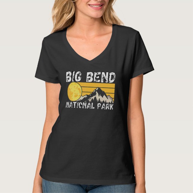T-shirt Parc national Big Bend Texas State Park 1 (Devant)