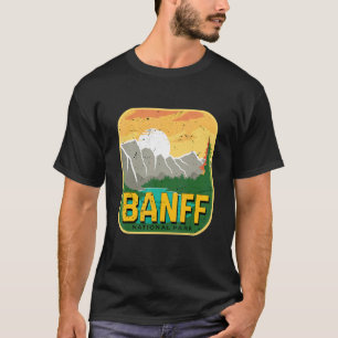 T-shirt Parc national Canada Alberta Banff Camping Montagn