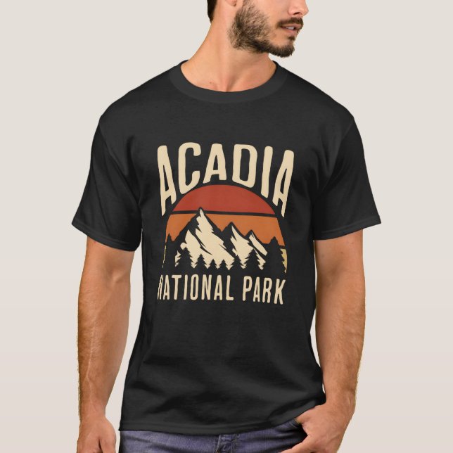 T-shirt Parc national d'Acadia (Devant)