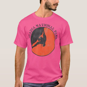 T-shirt Parc national d'Acadia Bouldering Rock Cl en détre