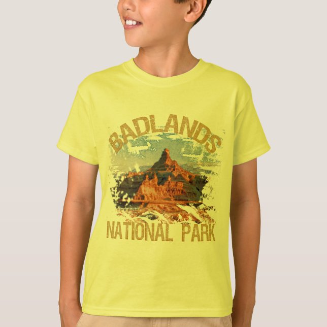 T-shirt Parc national de bad-lands (Devant)