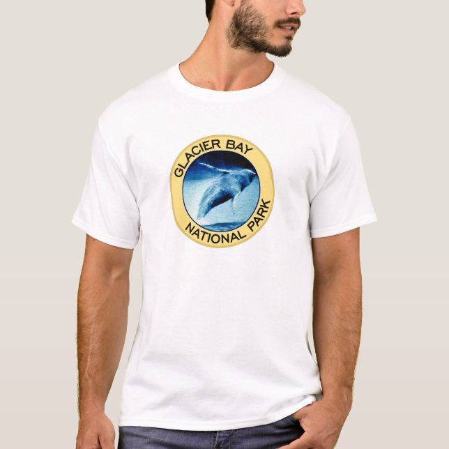 T-shirt Parc national de baie de glacier (Devant)