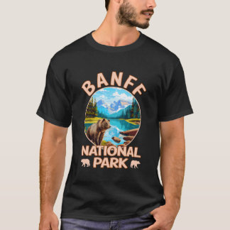 T-shirt Parc national de Banff Canada Bear Mountain Randon