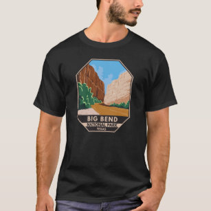 T-shirt Parc national de Big Bend Rio Grande Vintage