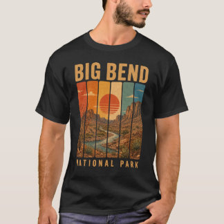 T-shirt Parc national de Big Bend Texas USA Outdoor Vintag