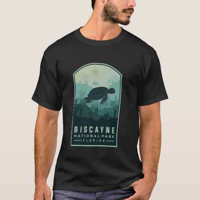 T-shirt Parc national de Biscayne Floride (Devant)