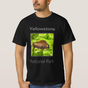 T-shirt Parc national de Bison, Yellowstone