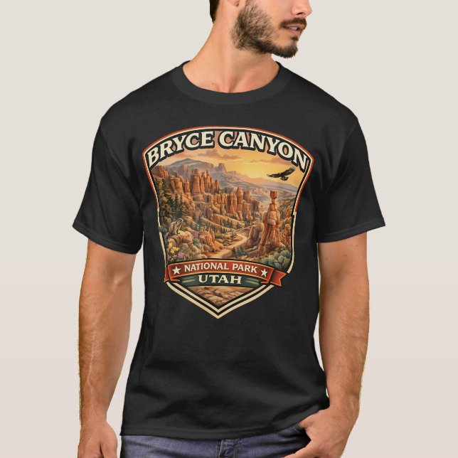 T-shirt Parc national de Bryce Canyon Utah (Devant)