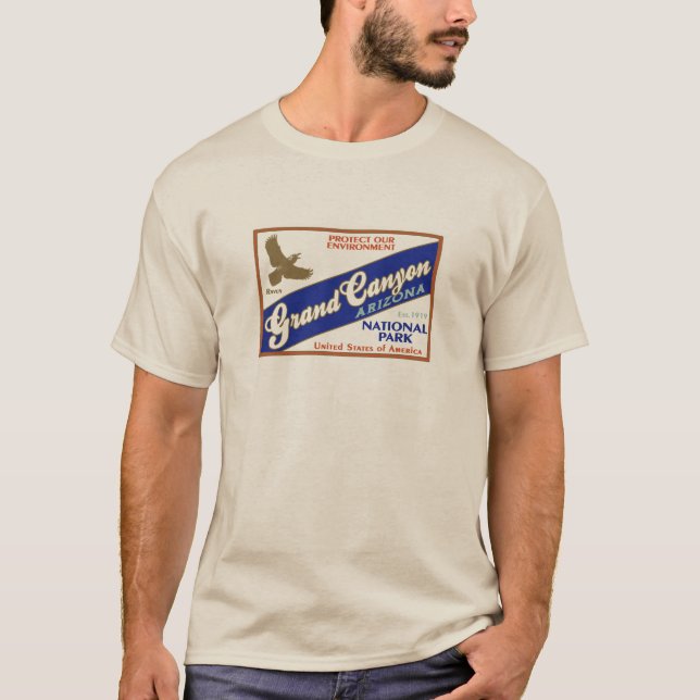 T-shirt Parc national de canyon grand (Devant)