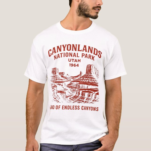 T-shirt Parc national de Canyonland (Devant)