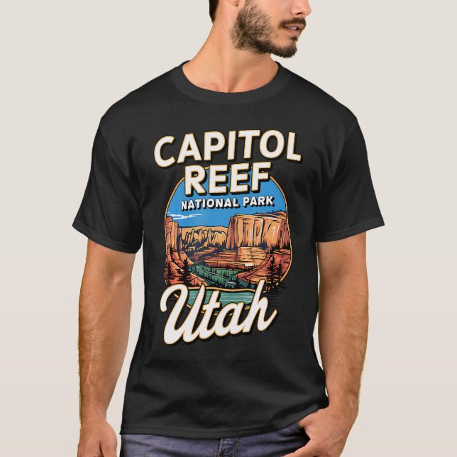 T-shirt Parc national de Capitol Reef Utah (Devant)
