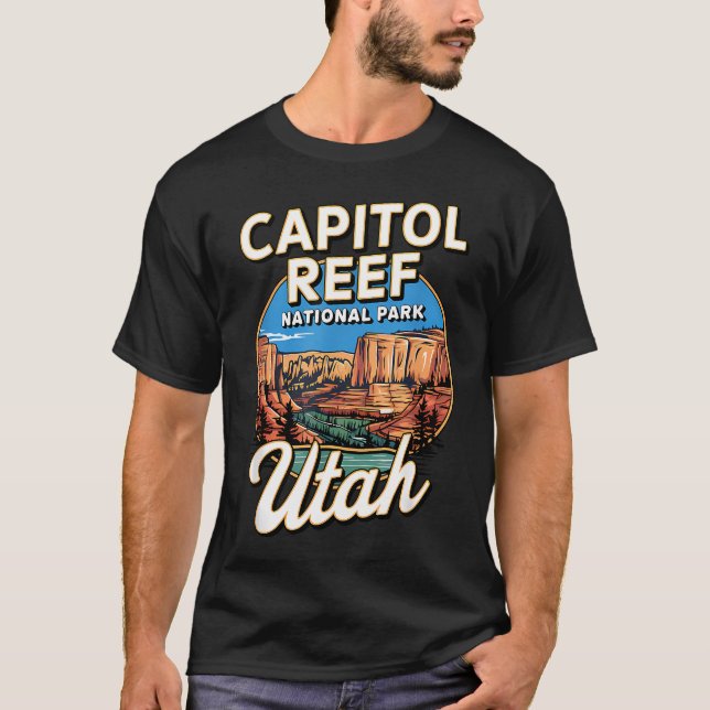 T-shirt Parc national de Capitol Reef Utah (Devant)