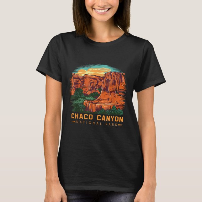 T-shirt Parc national de Chaco Canyon (Devant)