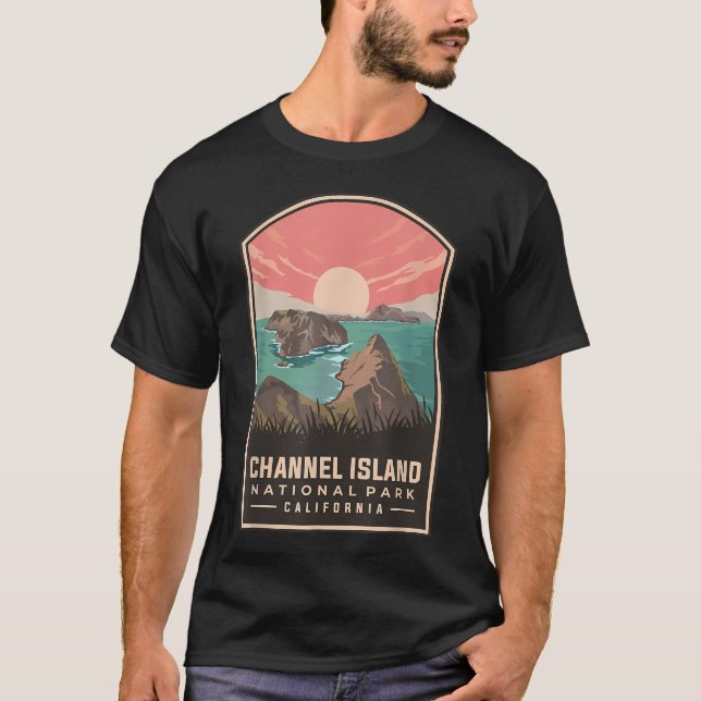 T-shirt Parc national de Channel Island (Devant)