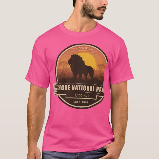 T-shirt Parc national de Chobe Botswana (Devant)