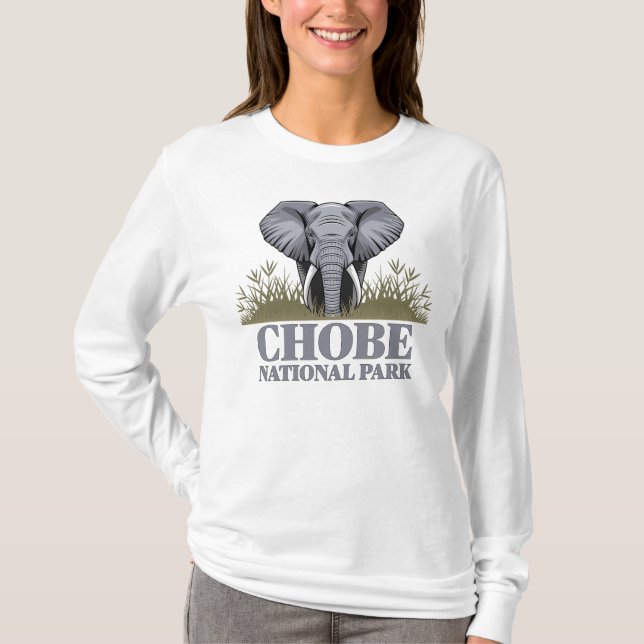 T-shirt Parc national de Chobe Botswana (Devant)