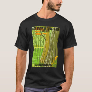 T-shirt Parc national de Congaree Caroline du Sud État de