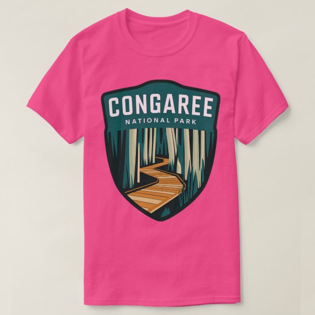 T-shirt Parc national de Congaree Promenade (Design devant)