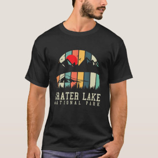 T-shirt Parc national de Crater Lake Randonnée Vacances 17