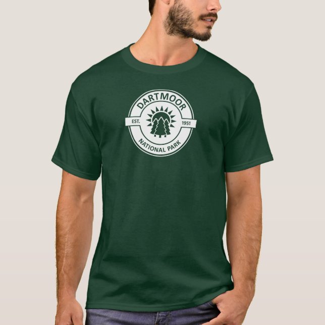 T-shirt Parc national de Dartmoor (Devant)