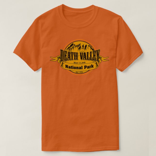 T-shirt Parc national de Death Valley en Californie (Design devant)