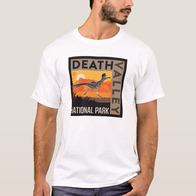 T-shirt Parc national de Death Valley | Roadrunner (Devant)