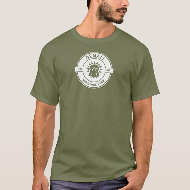 T-shirt Parc national de Denali (Devant)