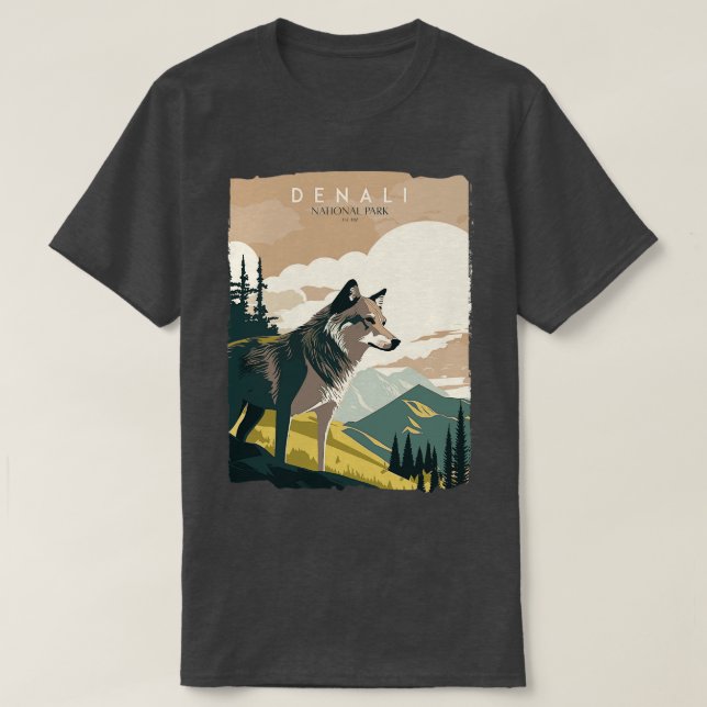 T-shirt Parc national de Denali 1 (Design devant)