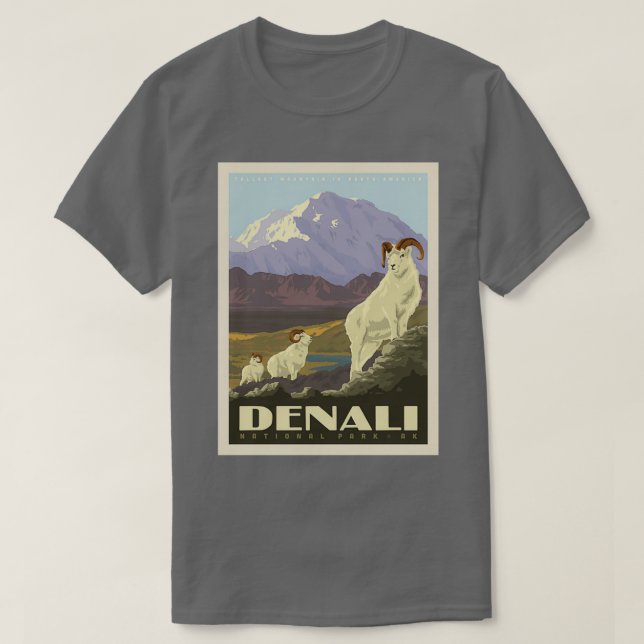 T-shirt Parc national de Denali 10 (Design devant)
