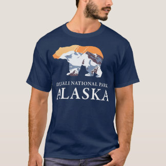 T-shirt Parc national de Denali Alaska 3