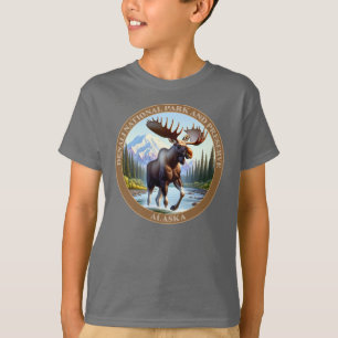 T-shirt Parc national de Denali et réserve d'Alaska