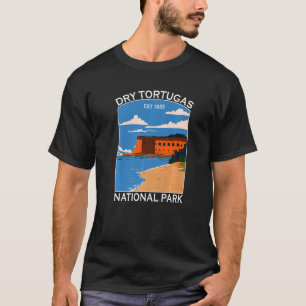 T-shirt Parc national de Dry Tortugas Floride Retro S