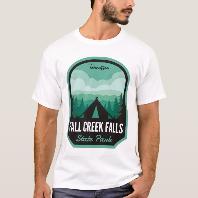 T-shirt Parc national de Fall Creek Falls TN Camping (Devant)