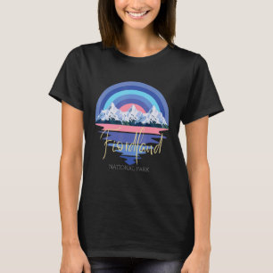 T-shirt Parc national de Fiordland Lacs souvenirs Nouvelle