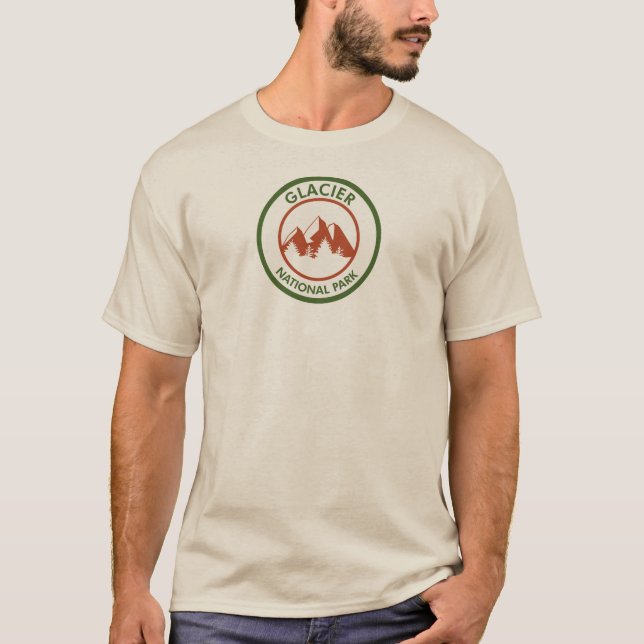 T-shirt Parc national de Glacier (Devant)