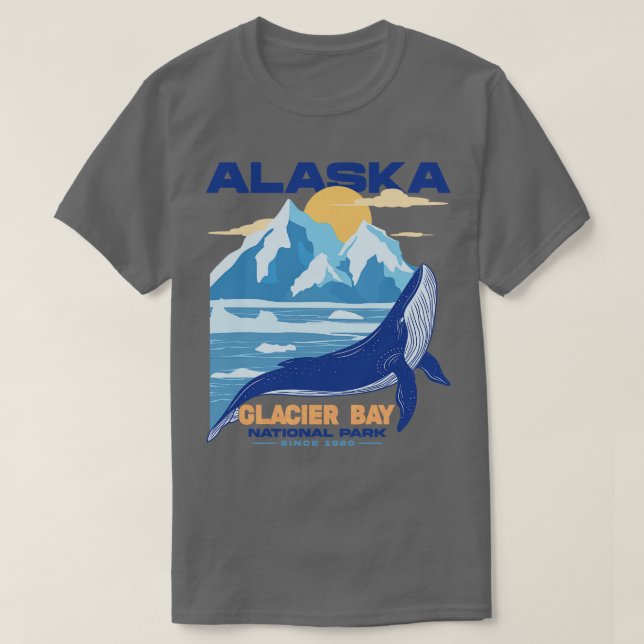 T-shirt Parc national de Glacier Bay (Design devant)