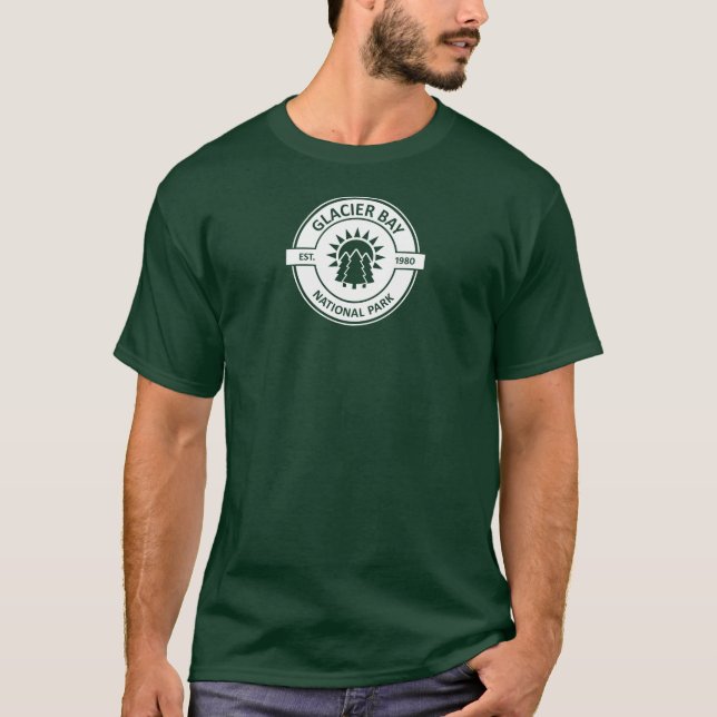 T-shirt Parc national de Glacier Bay (Devant)