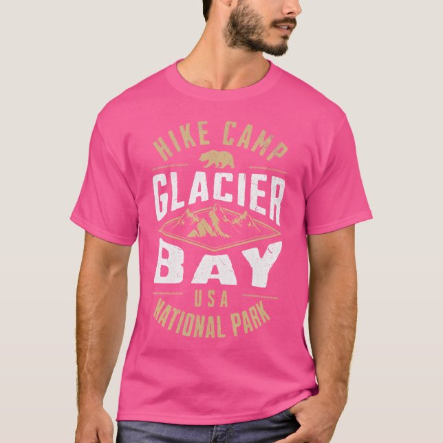 T-shirt Parc national de Glacier Bay Alaska Nature Randonn (Devant)